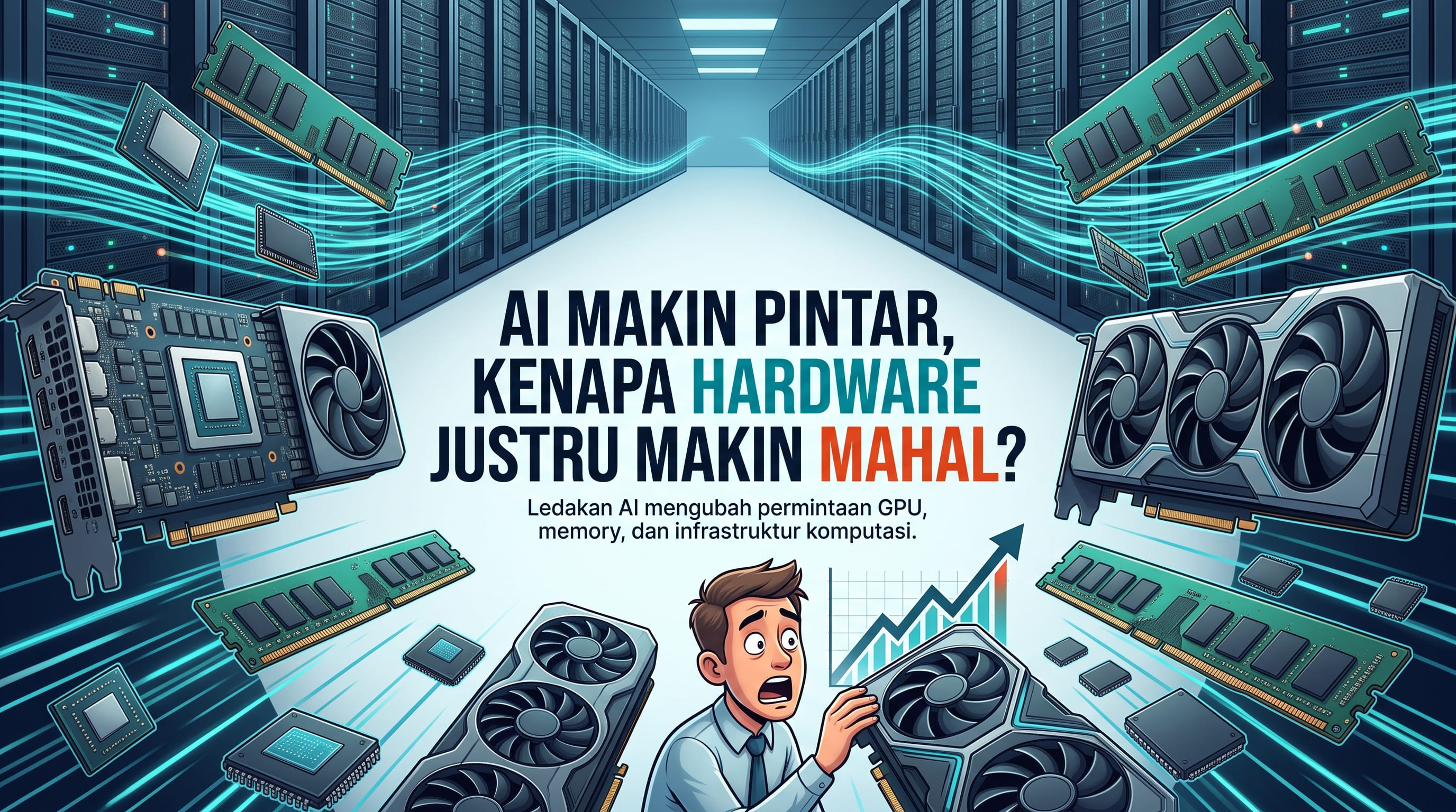 AI Makin Berkembang, Kenapa Biaya Infrastruktur Teknologi Ikut Naik?