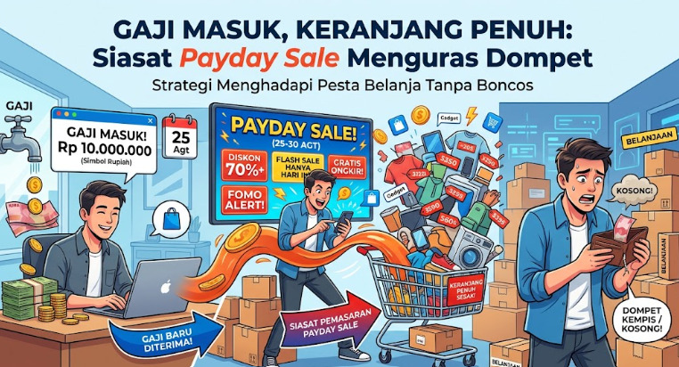 Gaji Masuk, Keranjang Penuh: Siasat Payday Sale Menguras Dompet